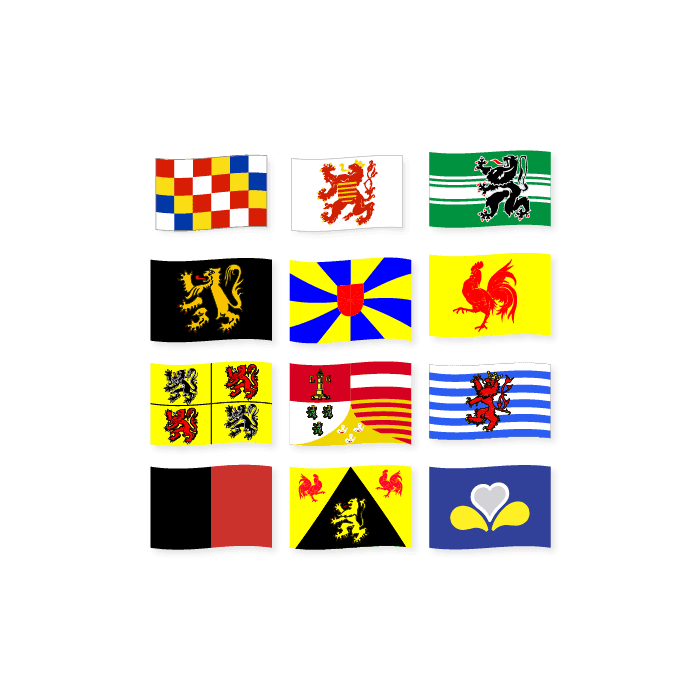 jas Ijsbeer Vergemakkelijken Provincievlaggen België - Workwear Direct